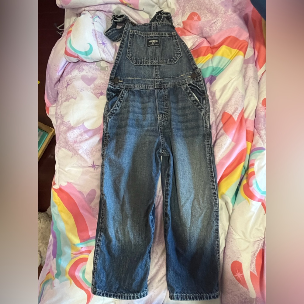 OshKosh B'gosh Kids Relaxed Blue Denim Overalls size 5T